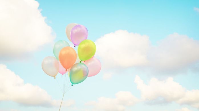 multicolor balloons
